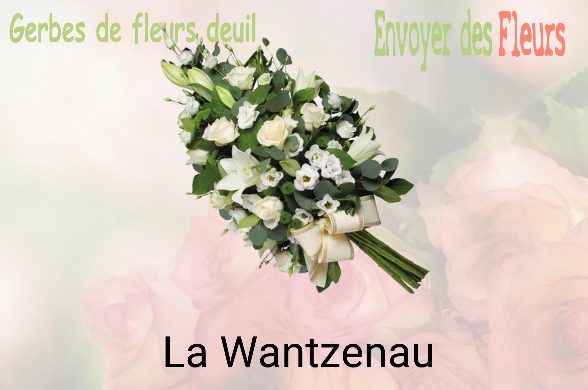 Gerbe de fleurs de deuil livrée à La Wantzenau